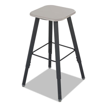 Safco® Alphabetter Adjustable-height Student Stool, Backless, Supports Up To 250 Lb, 35.5" Seat Height, Black freeshipping - TVN Wholesale
